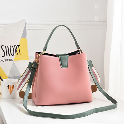 

New bag women Korean tide single-shoulder single-shoulder single-shoulder single-shoulder simple hand-held womens bucket b