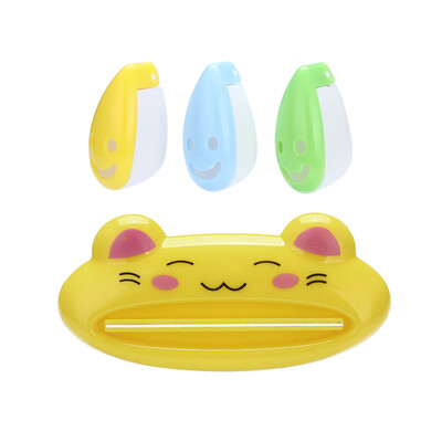 

〖Follure〗Cartoon Animal Toothpaste Squeezer Smiley Face Toothbrush Holder