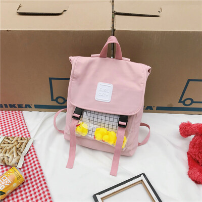 

Ancient feeling girl simple bag female Korean Sen backpack high school backpack cute cute cute college students ins wind