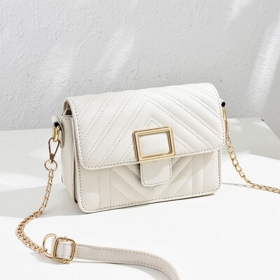

Shangxin Baggage Girl Spring&Summer Chain Slanting Baggage with Small Fragrance&Oceanic Flavor Ins Small CK Single Shoulde
