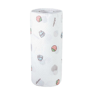 

Disposable Cleaning Rag Paper Carton Elk Printed Absorbent Dishcloth Dish Towels Kitchen Oil Blotting Paper Hand Towel