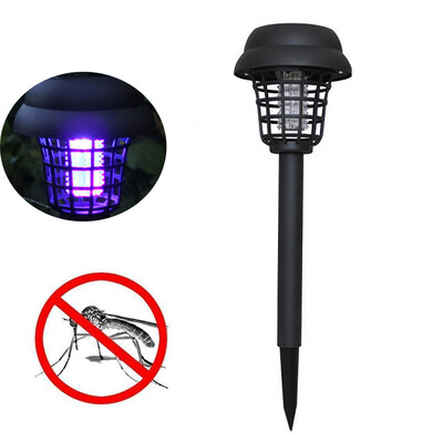 

〖Follure〗Solar Powered LED Light Mosquito Pest Bug Zapper Insect Killer Lamp Garden