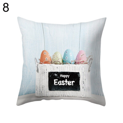 

Easter Egg Pattern Throw Pillow Case Cushion Cover Sofa Home Bed Office Decor