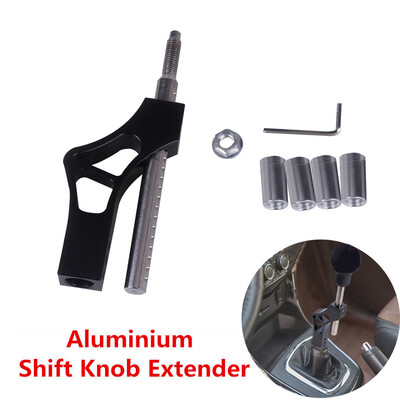 

Tailored Adjustable Height Lever Extension Stick Car Shift Knob Gear Shifter Extender Kit