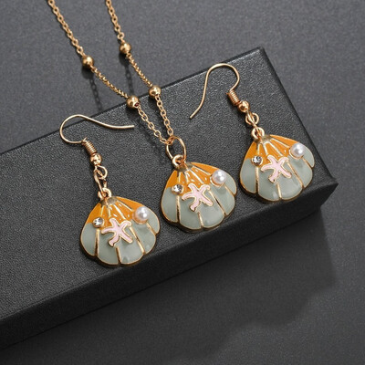 

Fashion Item Set Chain Creative LOVE Handmade Pearl Earrings Series Necklace Jewelry Beautiful Romantic Wedding Party Gift