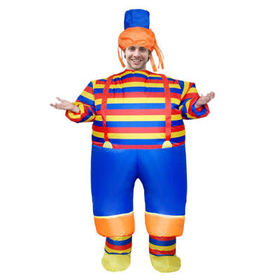 

Cute Clown Anime Costumes Inflatable Cartoon Performance Cosplay Costume