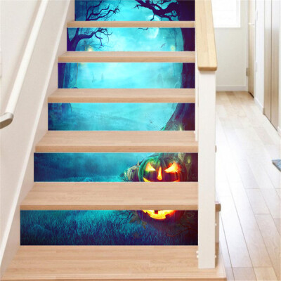 

〖Follure〗Halloween 3D Simulation stair stickers Waterproof Wall Stickers DIY Home Decor