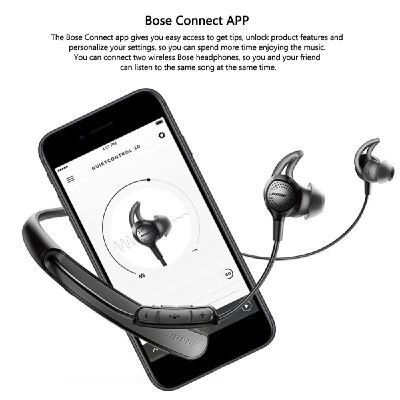 

Bose QuietControl 30 Wireless Headphones Noise Cancellation In-ear Bluetooth Headset Neckband Sport Music Earphone In-line Control