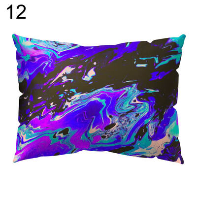 

Multicolor Stone Print Pillow Case Cushion Cover Sofa Bed Car Cafe Office Decor