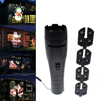 

〖Follure〗Pattern Decorative Lighting Projectors Projection Flashlight LED Lamp With