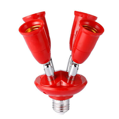 

1 to 4 Rotatable Antique Lamp Base Holder Adjustable Screw Socket Adapter