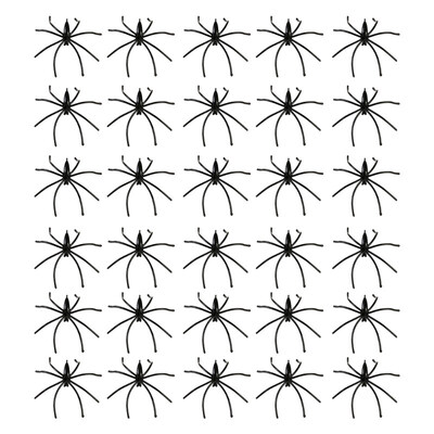 

50Pcs Halloween Decorative Fake Spiders Funny Joke Prank Realistic Party Props