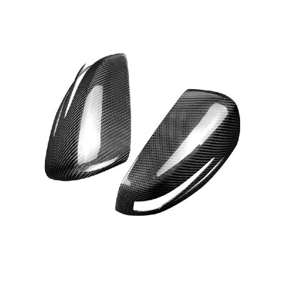

Carbon Fiber Mirror Cover Car Side Mirror Caps Rear View Mirror Trim Fit for Mercedes-Benz ABCES W176 W246 W204 W207 W212 W221 GLK