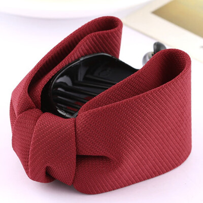 

1 PC New Design Adult Hair Accessories for Women Girls Fashion Hairpin Side Banana Clip Twist Bow Gripper Tie Ponytail Clip