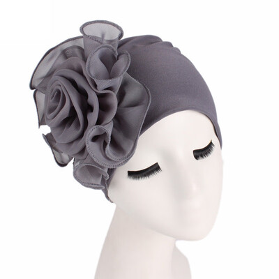 

Women Casual Beanie Head Scarf Turban Cap Flower Muslim Cancer Chemo Hat Cover