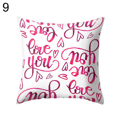 

Sweet Love You Heart Pillow Case Cushion Cover Sofa Bed Car Cafe Office Decor