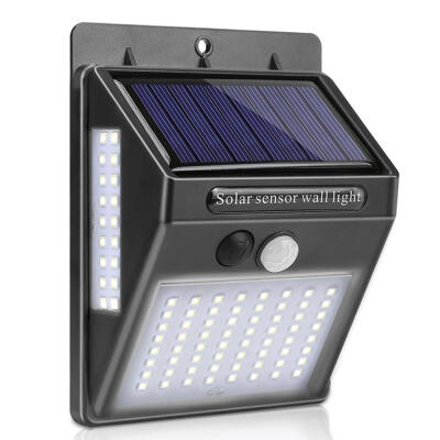 

100 LED Waterproof Motion Sensor Solar Powered Wall Lamps for Outdoor Decor