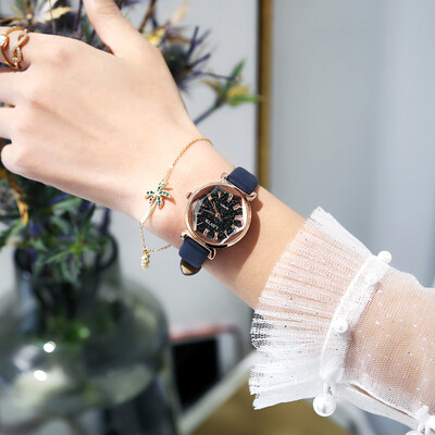 

Ins Korean version simple watch female primary school fresh literature&art girls middle school students retro trend Haraku col