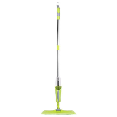 

Household Fashionable Stainless Steel Pole Floor Mop Quick Sweep Cleaning Tool Detachable Microfiber Pad Spray Mops with 380ml Wat