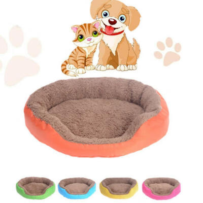 

Pet Dog Cat Soft Bed House Kennel Doggy Puppy Warm Cushion Basket Nest Pad Mat