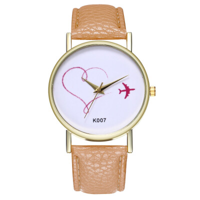 

Women Watches Exquistite Simple Luxury Fashion Cute Airplane Pattern Female Watch Reloj De Mujer Kol Saati