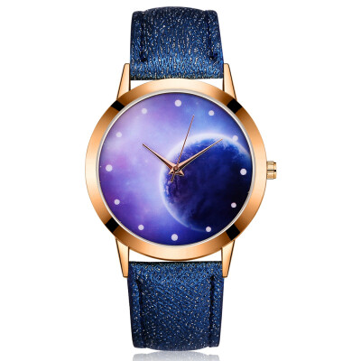 

GAIETY Women\s Space Dial Leather Strap Quartz Watch G387