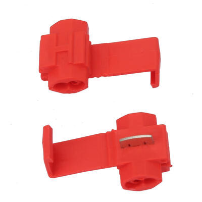 

Greensen 100pcs Red Lock Wire Connectors Crimp Electrical Wire Quick Splice Terminal Connector