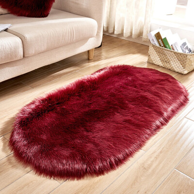 

Toponeto Soft Rug Chair Cover Artificial Sheepskin Wool Warm Hairy Carpet Seat Mats Rug
