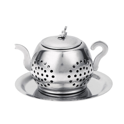 

Stainless Steel Teapot Tea Leaf Infuser Tray Spice Strainer Herbal Filter