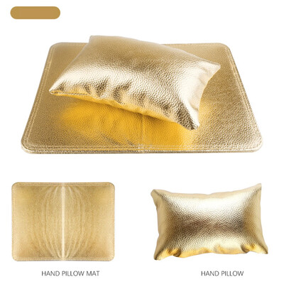 

Gobestart Nail Set Hand Pillow Wrist Pillow Sponge Leather Folding Hand Pillow Pad