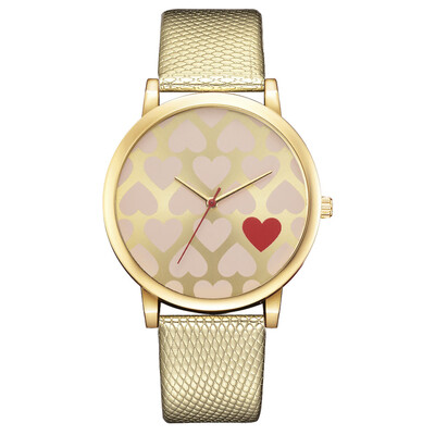 

Korean fashion love quartz watch wish new fashion snake pattern belt womens casual alloy fashion watch