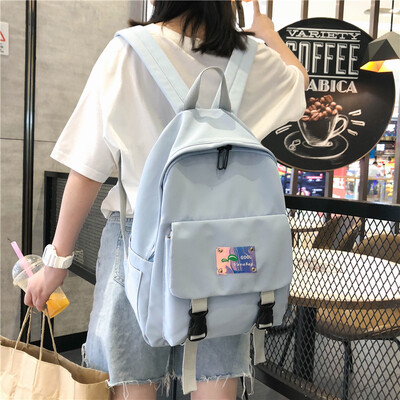 

The backpack of the female schoolbag Korean version of the Japanese department girl with two shoulders Baochao brand female ins Fe