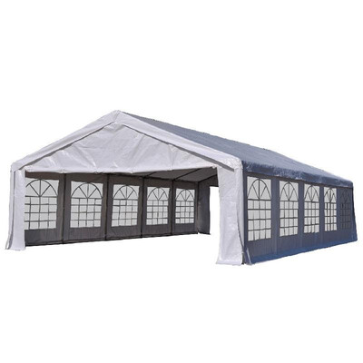 

32 x 20 Multi-Use Heavy Duty Outdoor Party Tent Carport - White