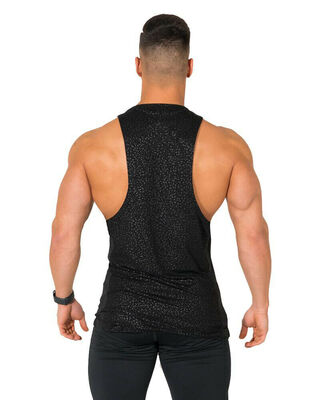 

MENS GYM VEST PLAIN STRINGER BODYBUILDING MUSCLE TRAINING TOP FITNESS SINGLET