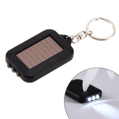 

Multifunctional Solar Energy 3 Light LED Electric Torch Key Chain Accessory