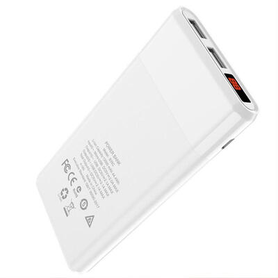 

Hoco B35C 12000mAH Dual Port 21A One-way Quick Charge Portable Power Bank
