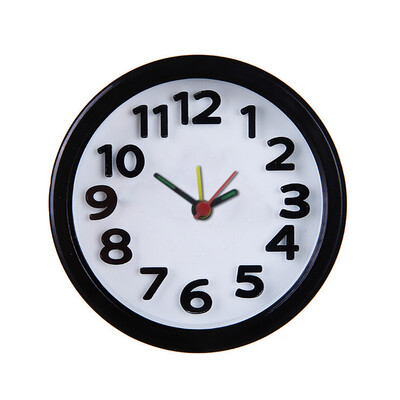 

Siaonvr Circular Small Bed Compact Travel Quartz Beep Alarm Clock Cute Portable