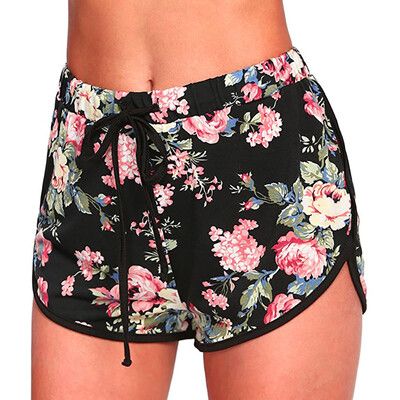 

Tailored Womens Rope Straps Mid Waist Elastic Loose Shorts Waist Ringer Sports Pants