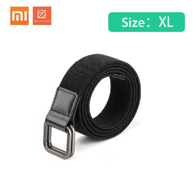 

Xiaomi Qimian Mens CT3801 Leisure Sports 38mm Waistband Stretch fabric Belt Men Belt Double ring alloy Buckle Elastic Fabric Spor