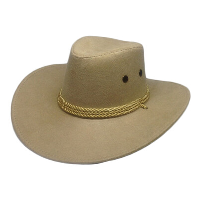 

Western Hat Cowboy Wide Edge Artificial Leather Foldable Unisex Outdoor Fashion Sun Cap