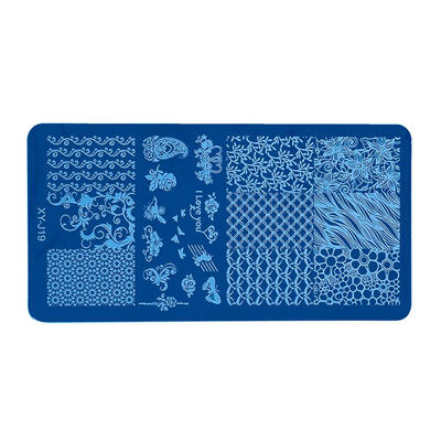 

Nail Stamping Print Plate DIY Nail Art Gel Polish Manicure Template Stencil