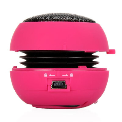 

Mini Hamburger Speaker for iPhone iPad iPod Laptop PC MP3 Audio Amplifier Rose