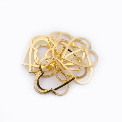 

200pcs Gradient Glitter Nail Art Metal Charm Flatback DIY Manicure Sticker