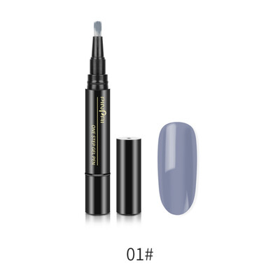 

12 Colors Gel Nail Varnish Pen Newest Glitter Soak Off Nail Polish Convenient UV Nail Art Gel Glue Long Lasting