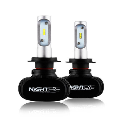 

NIGHTEYE 8000LM H7 LED Headlight Kit Bulbs Replace HID Halogen White Plug&Play