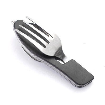 

Stainless Steel Folding Cutlery Fork Spoon Tool Camping Hiking Utensil Outdoor