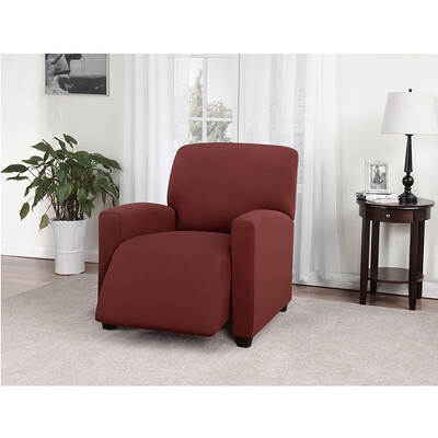 

SUPIN Jersey 4 Pieces Stretch Recliner slipcovers Polyester&Spandex Couch Covers Slipcovers Furniture Protectors 7703