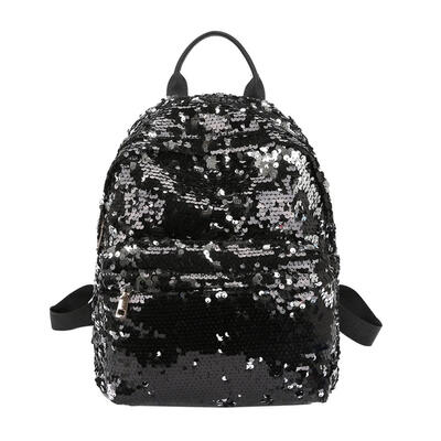 

Sequins Women PU Backpacks Glitter Large Girls School Travel Shoulder Bags