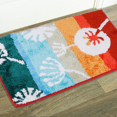 

Greensen Flocking Floor Mat Carpet Home Bathroom Toilet Water Absorption Non-slip Mat