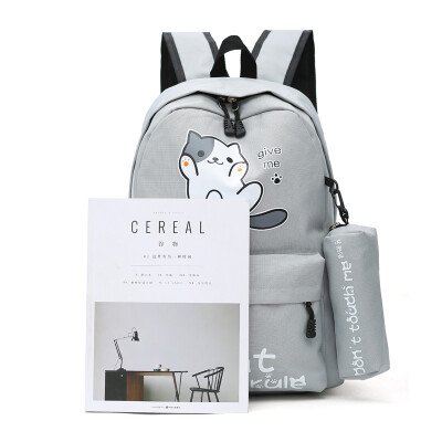 

Chic schoolbag girl Korean version Yusuku ulzzang junior high school students backpack canvas ins Shoulder Bag Girl